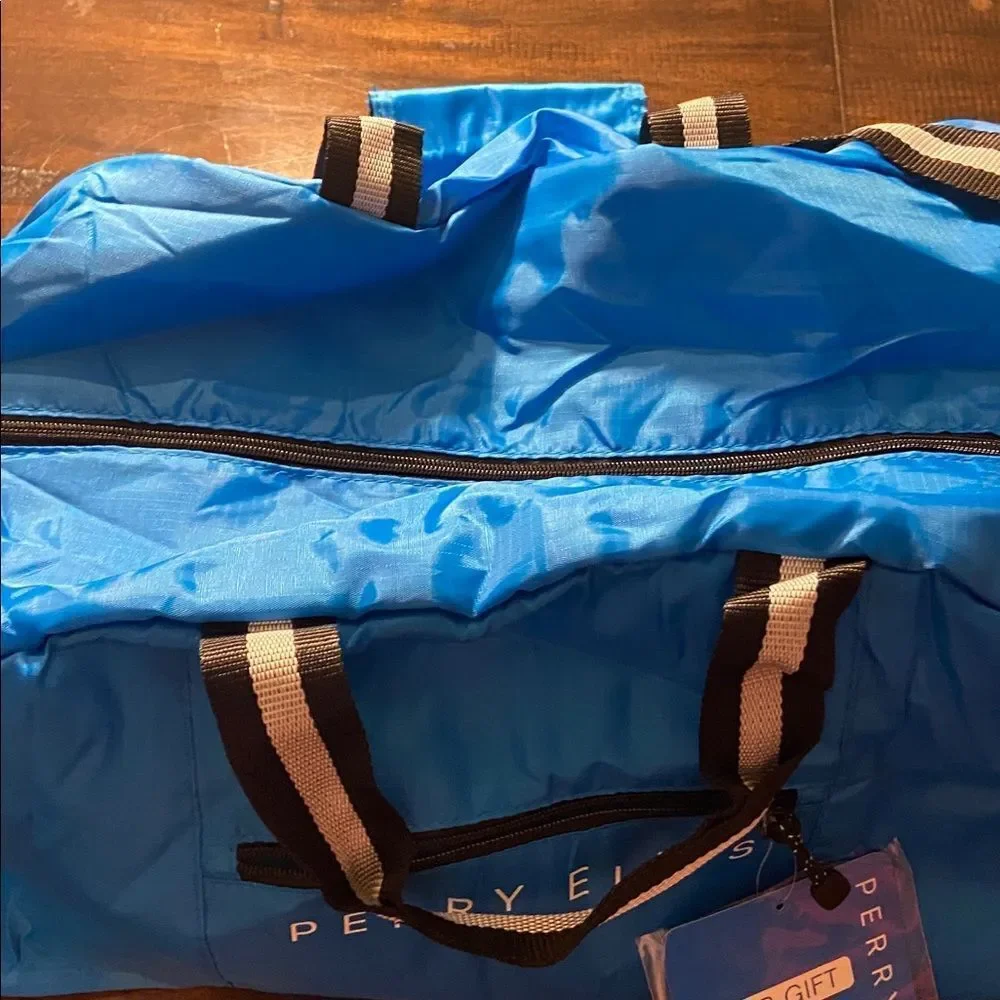 Perry Ellis Blue Duffel Bag